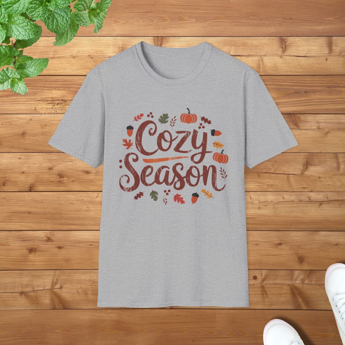 Cozy Season Fall Edition Unisex Adult T-Shirt - Soft Cotton Fall Apparel for Autumn Lovers