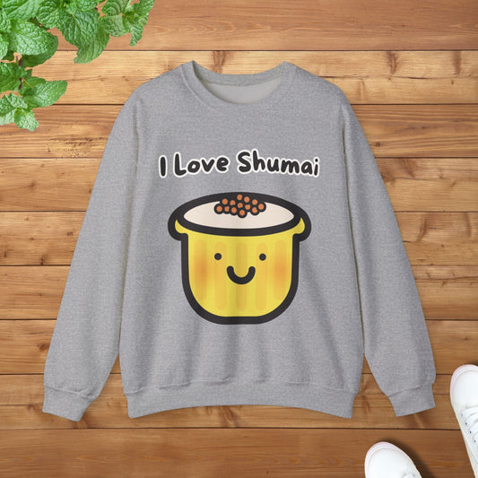 I Love Shumai Sweatshirt - Unisex Graphic Adult Sweatshirt for Food Lovers