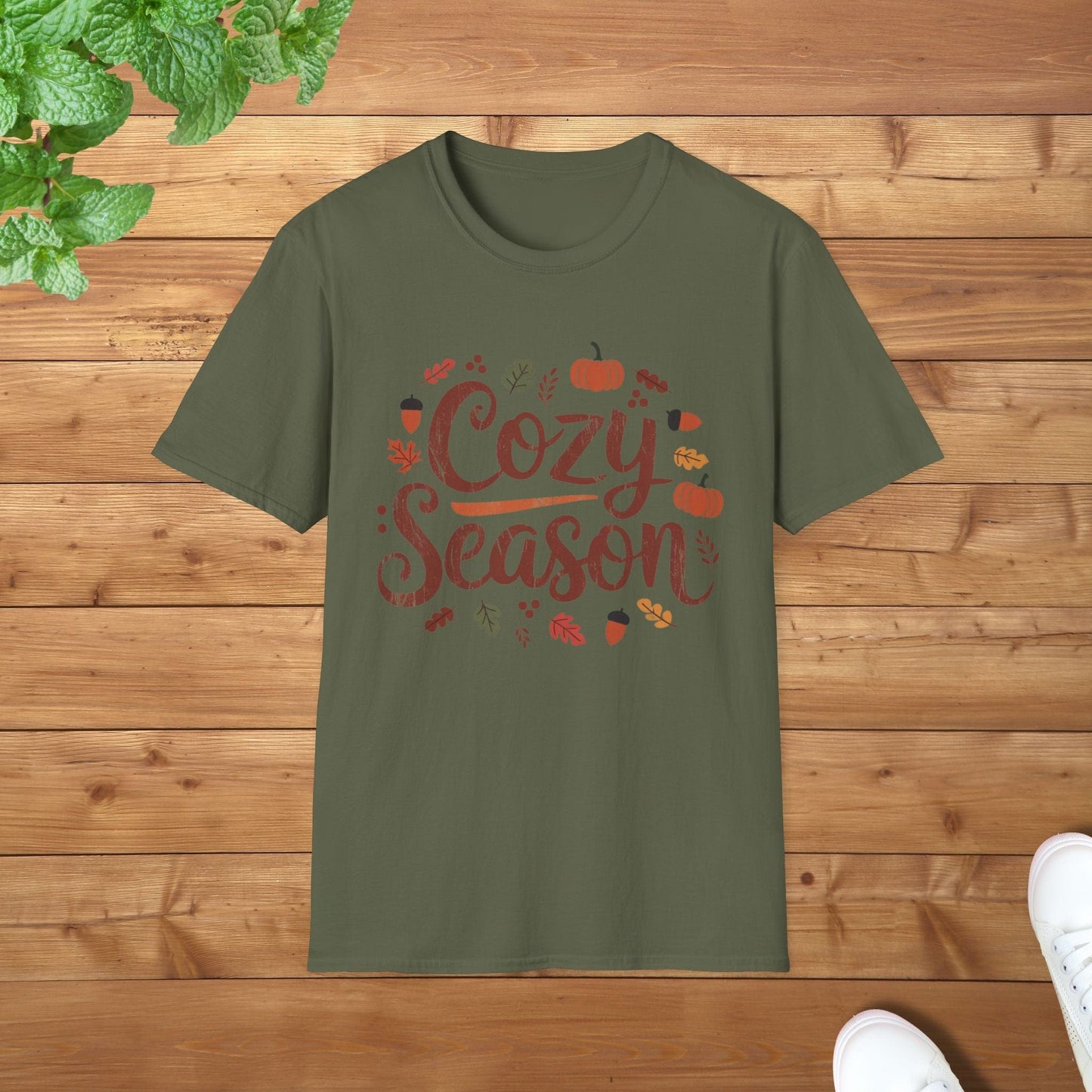 Cozy Season Fall Edition Unisex Adult T-Shirt - Soft Cotton Fall Apparel for Autumn Lovers