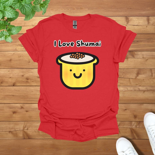 I Love Shumai T-Shirt - Unisex Graphic Adult T-Shirt for Food Lovers