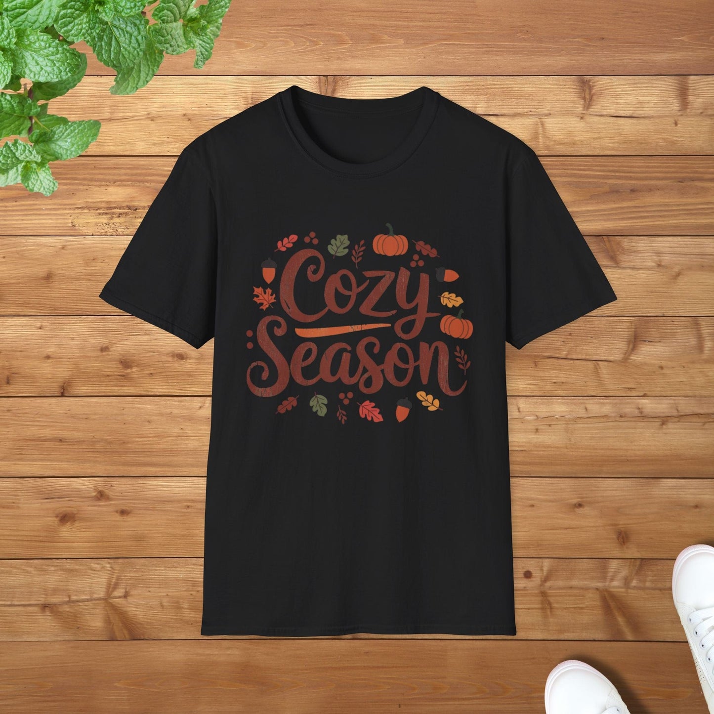 Cozy Season Fall Edition Unisex Adult T-Shirt - Soft Cotton Fall Apparel for Autumn Lovers